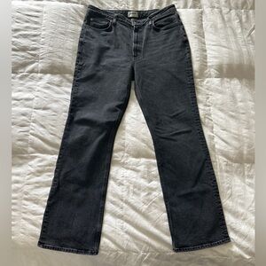 Agolde Women's Boot Cut Jeans - Vintage Black